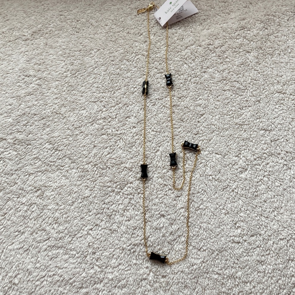 NWT- Kate Spade bow chain necklace